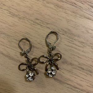 Betsey Johnson Bow Earrings